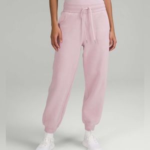 Lululemon Pink Peony Scuba High-rise Relaxed Jogger